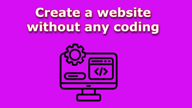 Website Making Without Coding In Hindi