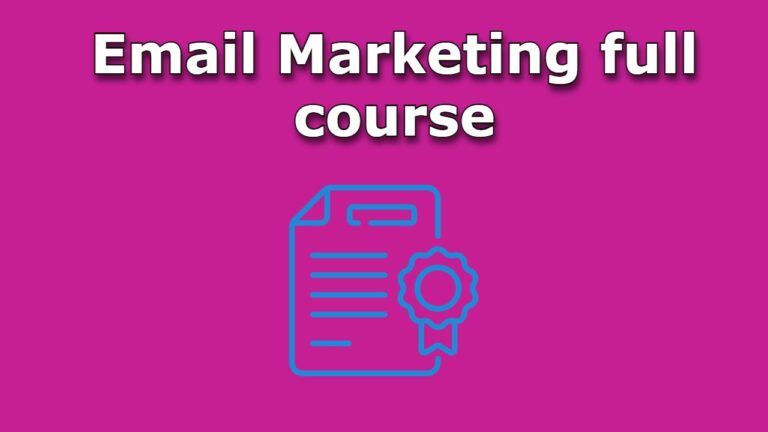 Email Marketing Full Course In Hindi